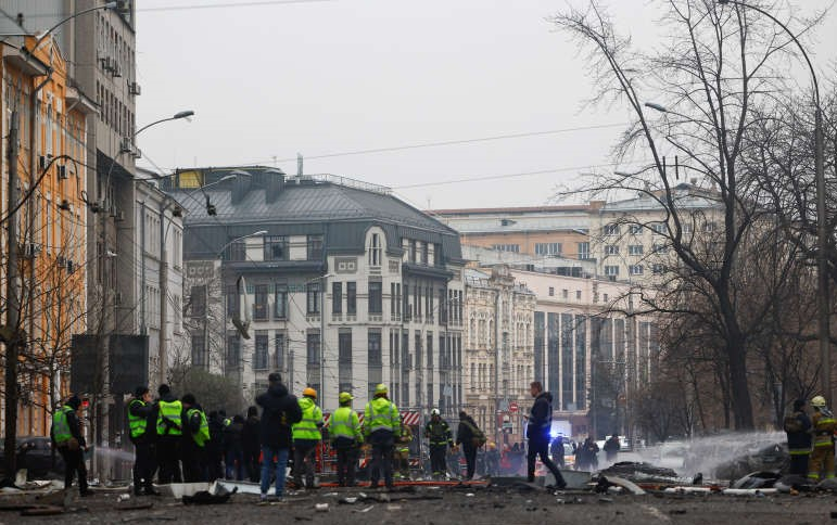 Sedii ale ambasadelor din Kiev, avariate de rachetele rusești