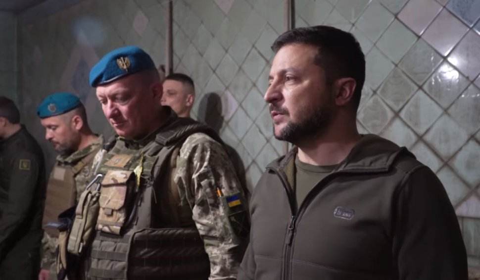 Președintele Zelenski i-a decorat pe pușcașii marini