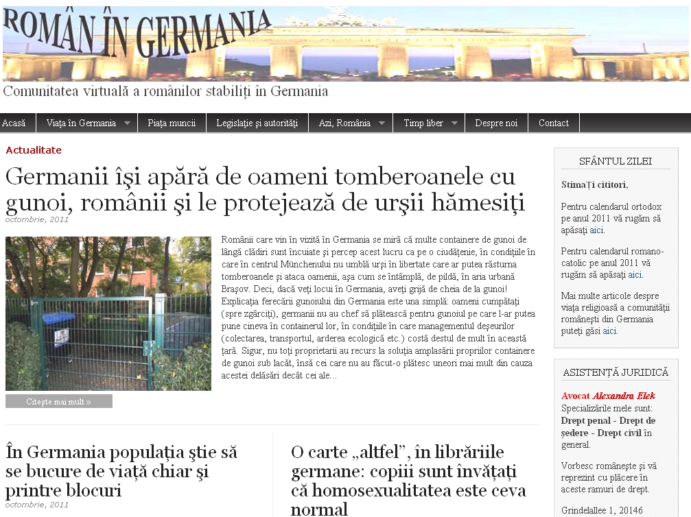 O comunitate virtuală cu suflet - romaningermania.ro