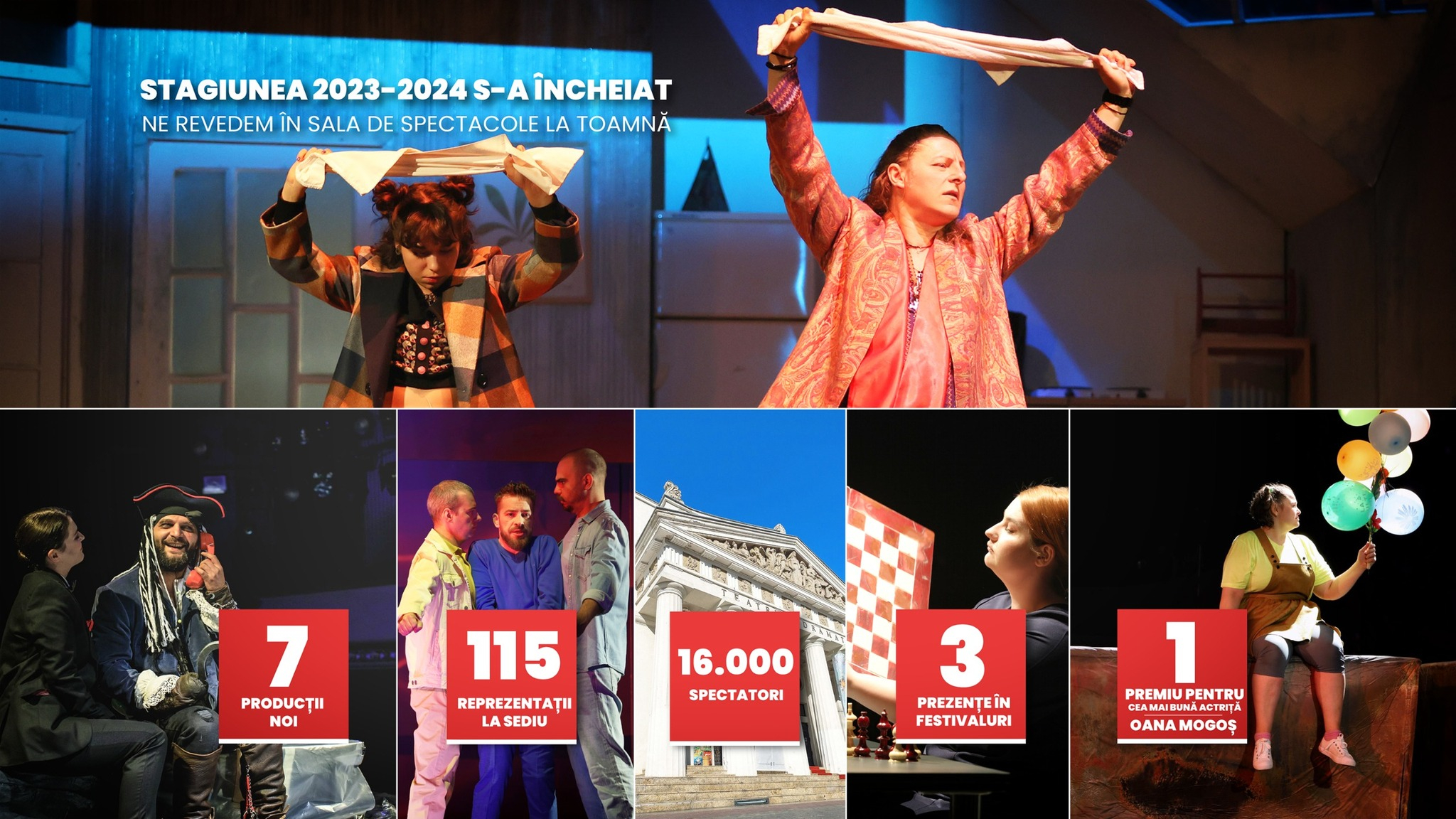 Clădirea Teatrului Dramatic intră în reabilitare, dar actorii pregătesc noi spectacole