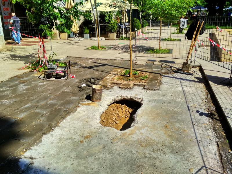 Lucrări de remediere a granitului