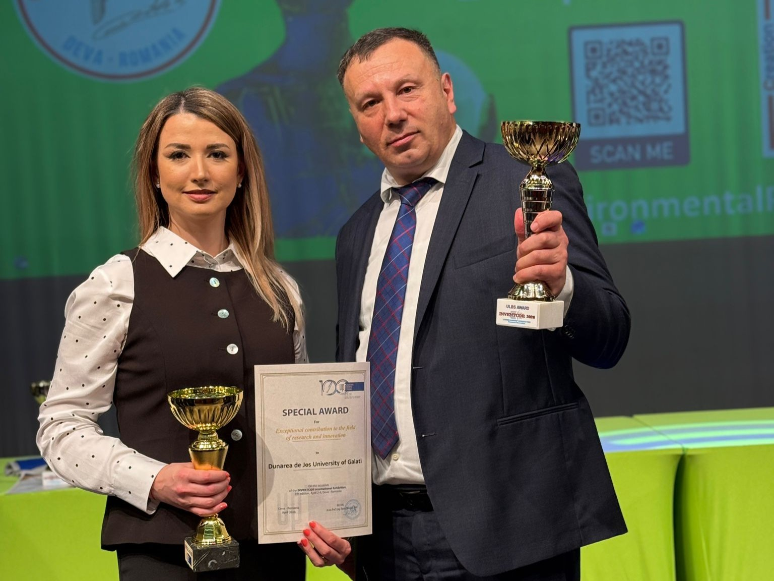 Universitatea din Galați, premiată la „InventCor”