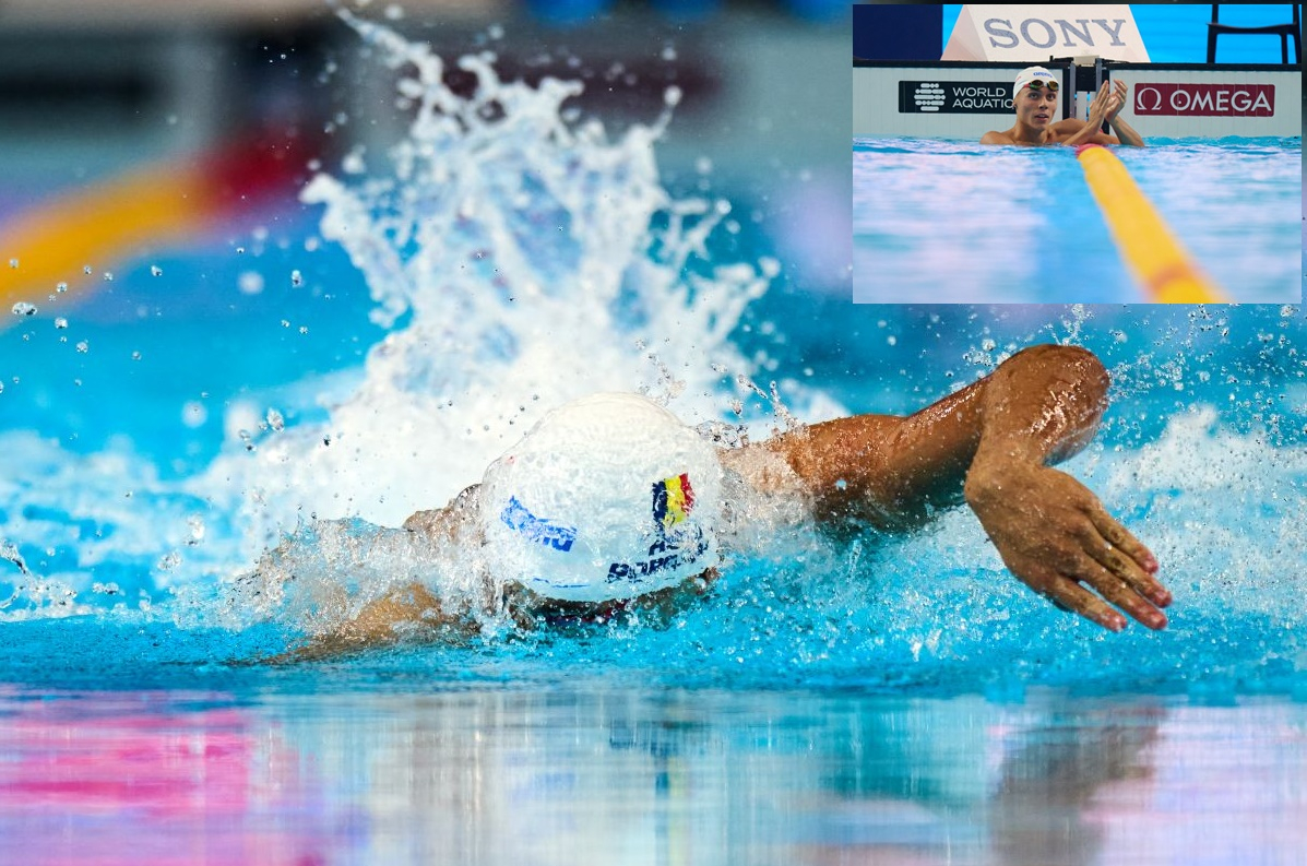 David Popovici, campion mondial în "proba-regină" a înotului. Al doilea titlu câştigat la Singapore