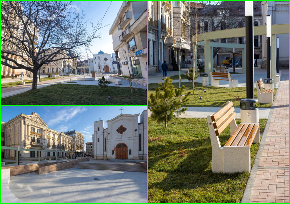 Piațeta de la Biserica Greacă, gata de recepţie