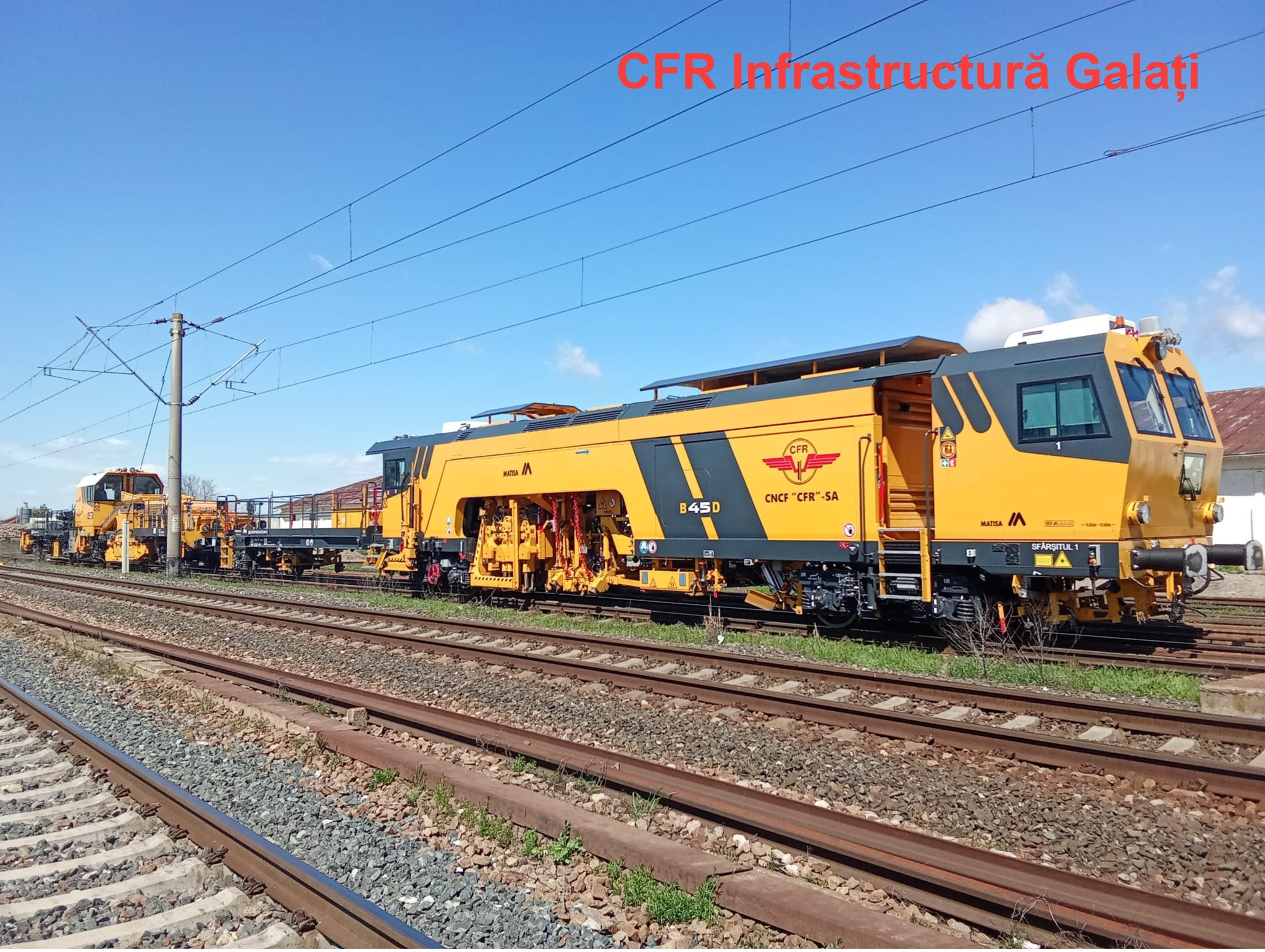 Utilaje feroviare grele, în dotarea Regionalei CFR Galați