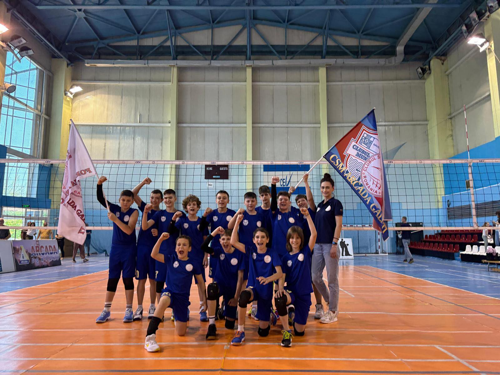 Voleibaliştii Under 13 joacă turneul final la Galaţi
