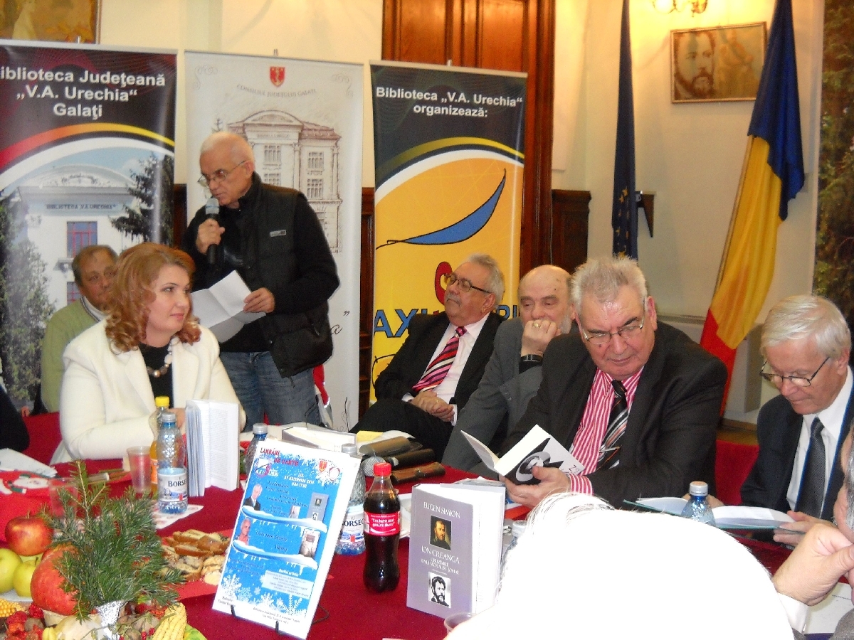 Salonul „Axis Libri”: Seară cu trei academicieni la Biblioteca "V. A. Urechia"