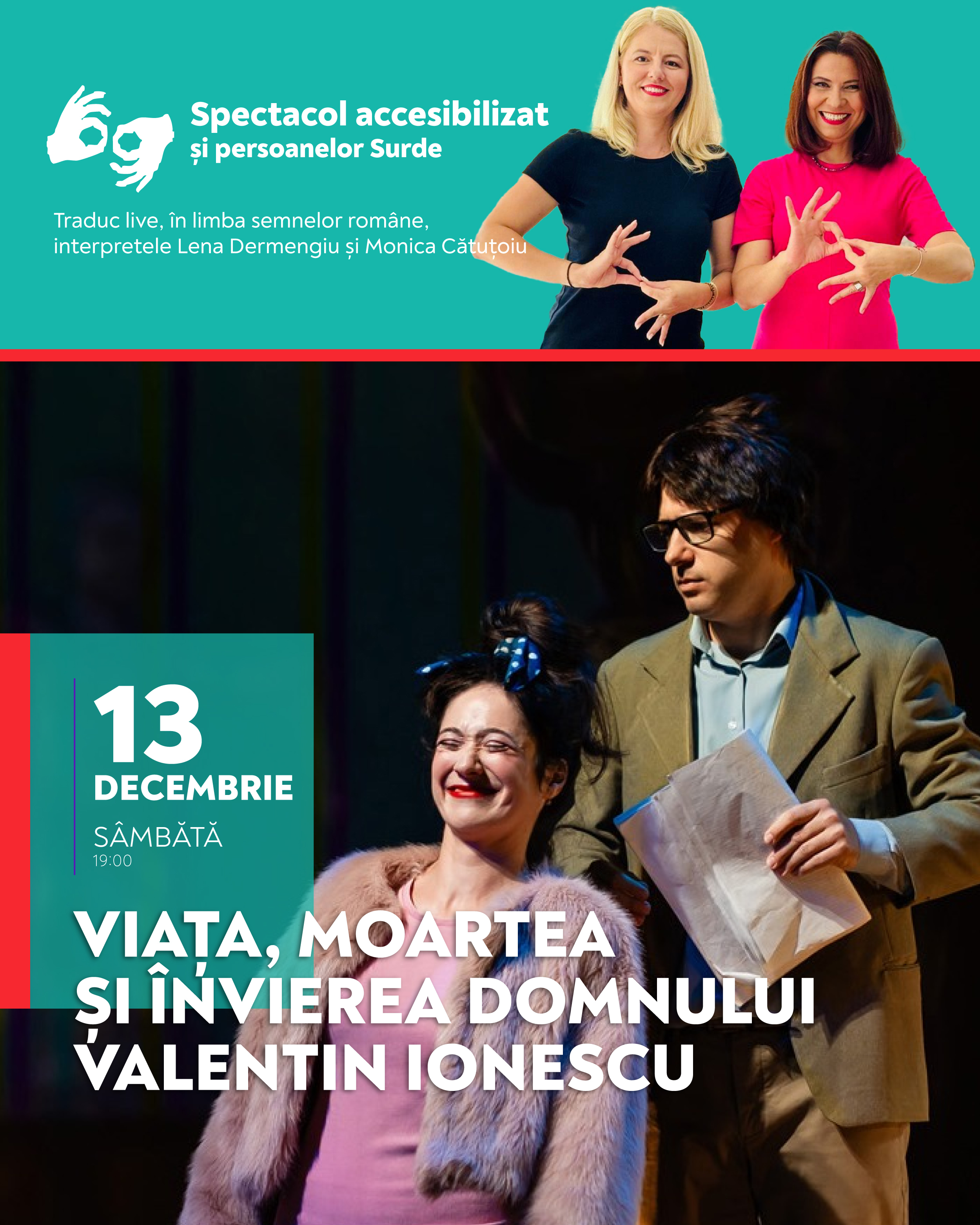 Săptămână plină la Teatrul Dramatic „Fani Tardini”