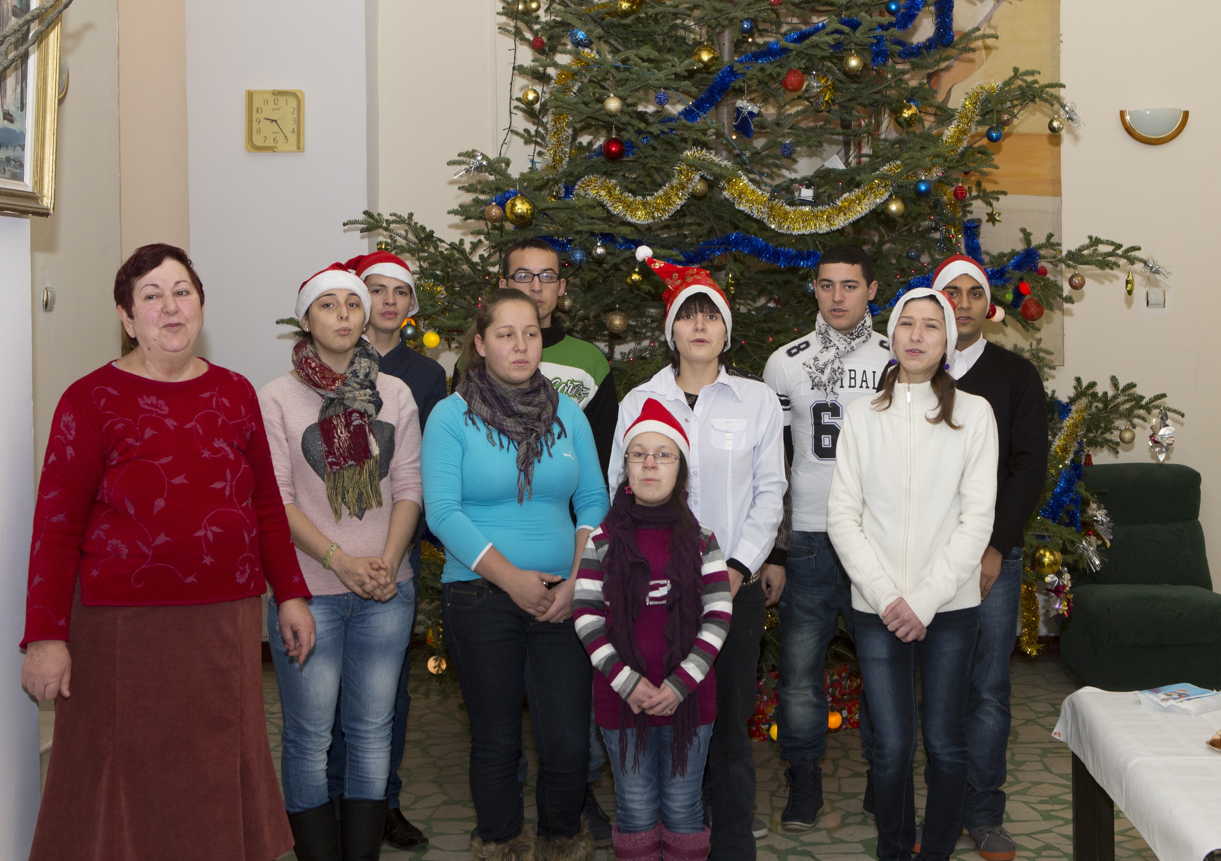 Miercuri, în Redacţia cotidianului „Viaţa liberă”/ Primii colindători cu Vestea Naşterii Pruncului Iisus