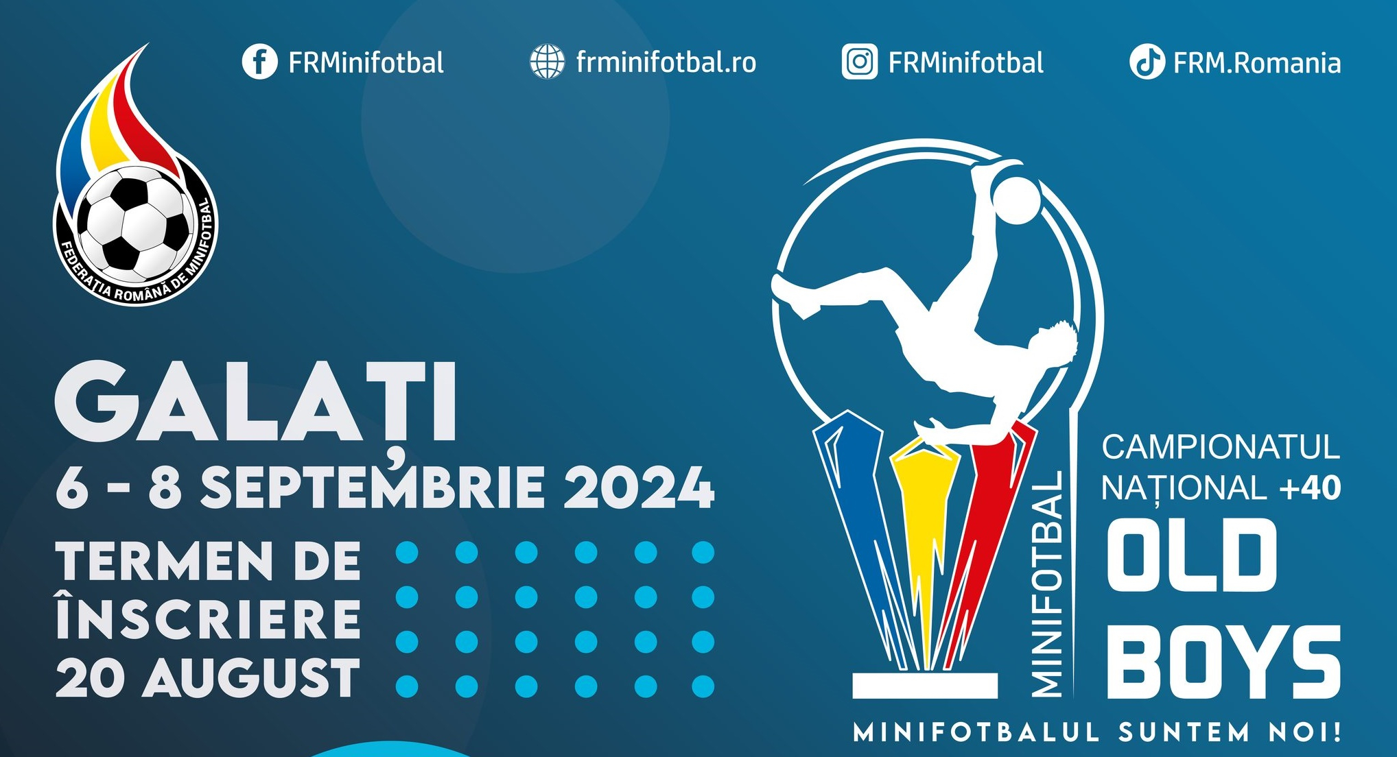 Campionatul Național de minifotbal pentru veterani, la Galați