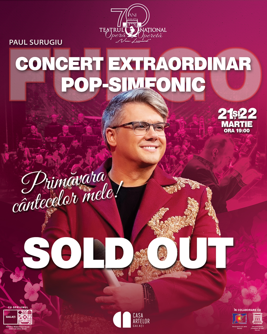 „Primăvara cântecelor mele” aduce emoția lui Fuego la „Leonard”