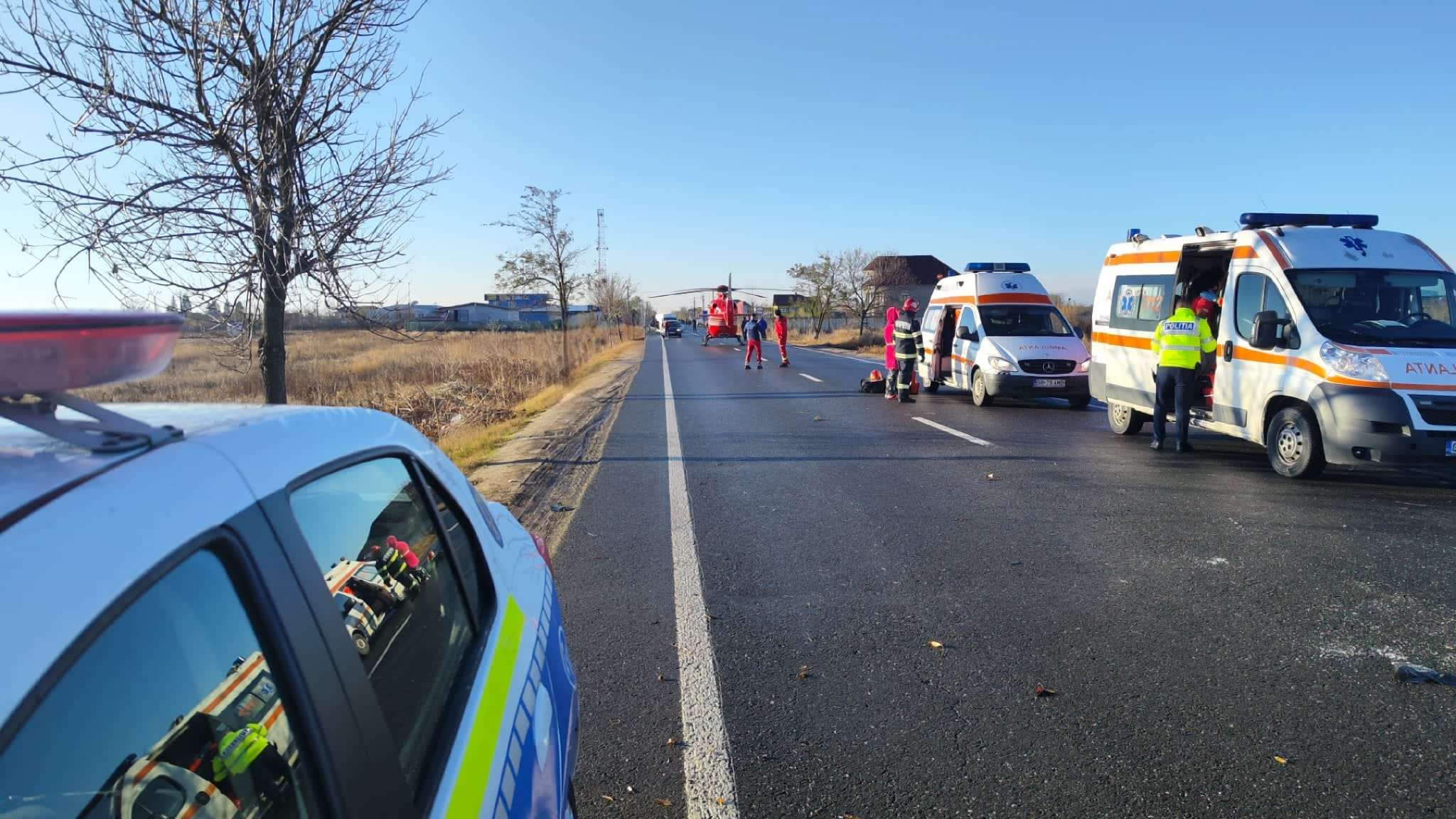 Accident extrem de grav, provocat de un șofer octogenar