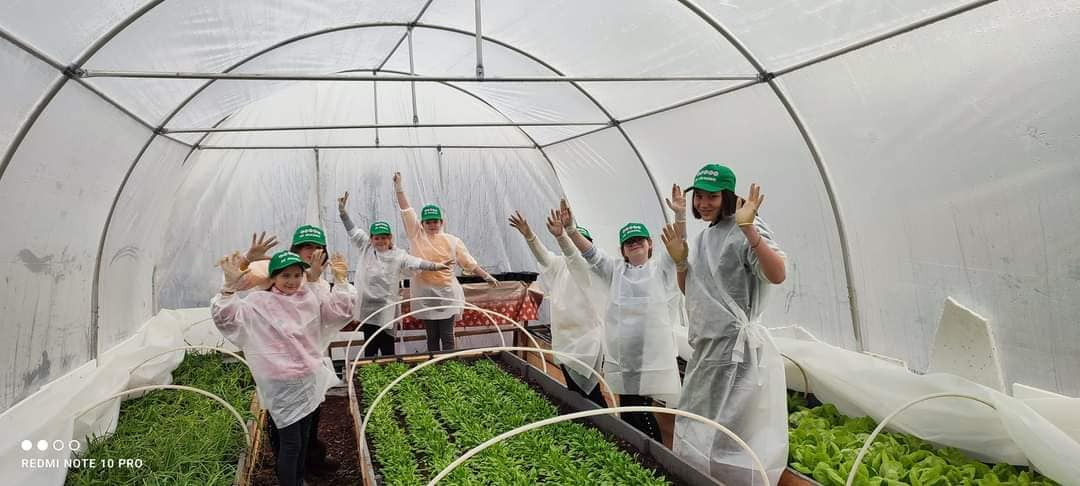 Centrala verde ca niște ochi sclipitori de copil