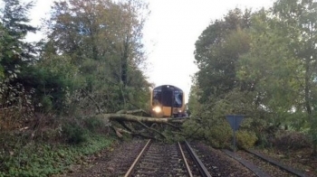 BRĂILA: Alde «Dorel» au paralizat circulaţia trenurilor