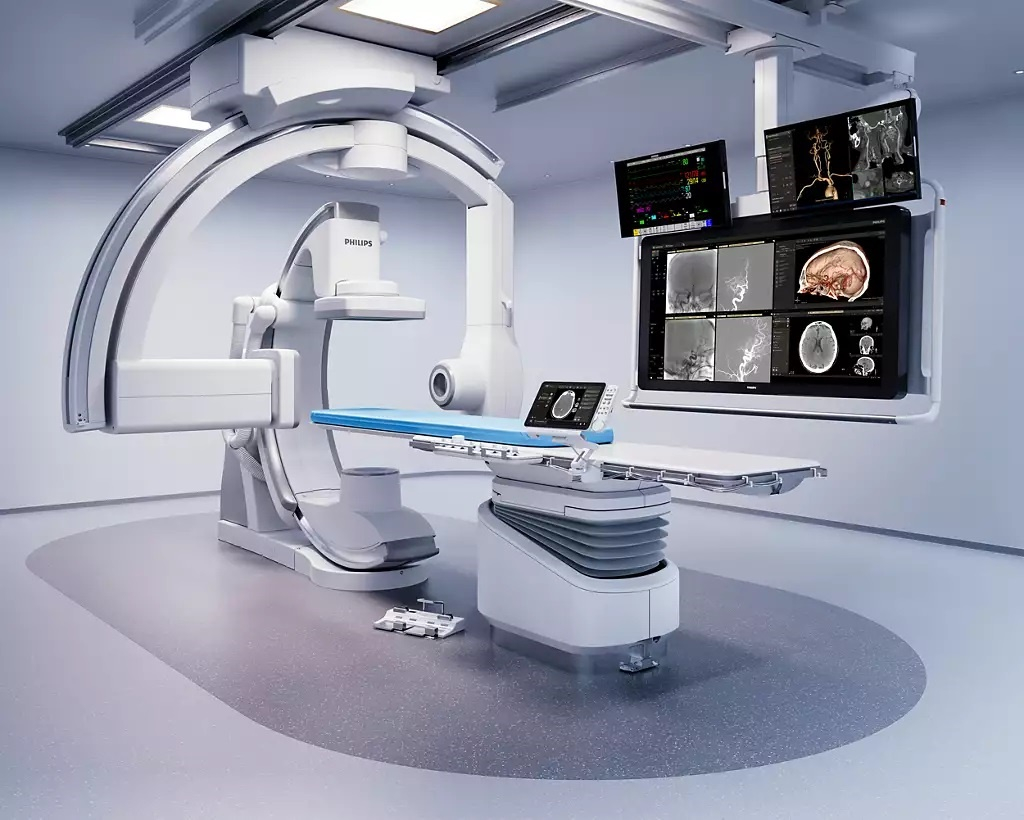 Investiție de 13,5 milioane de lei la Spitalul Județean. Angiograf și aparat de stimulare magnetică transcraniană (rTMS) pentru tratarea pacienților cu accidente vasculare cerebrale (AVC)