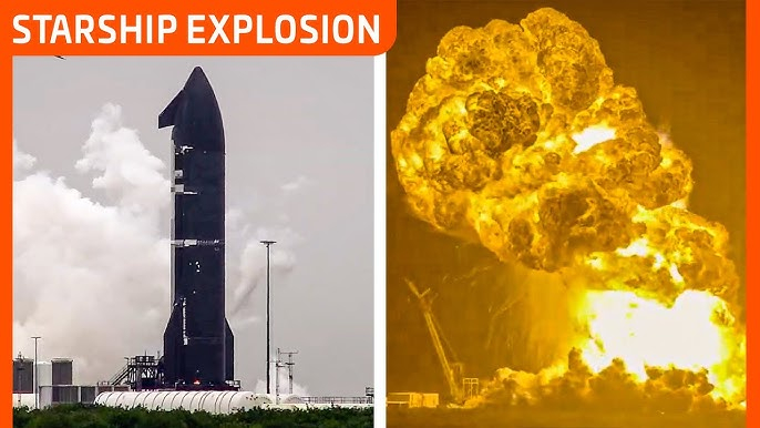 Mega-racheta lui Elon Musk a explodat