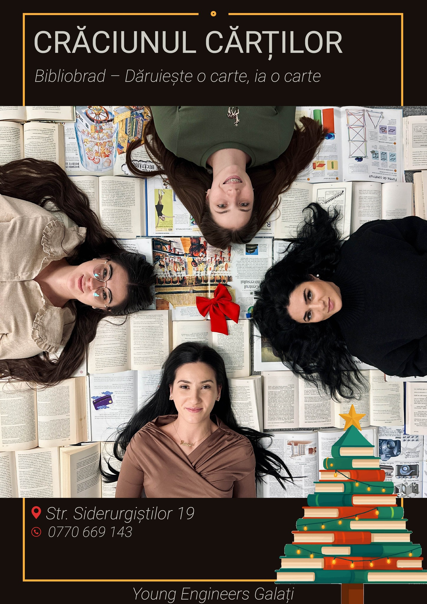 Magia cărților în formă de brad