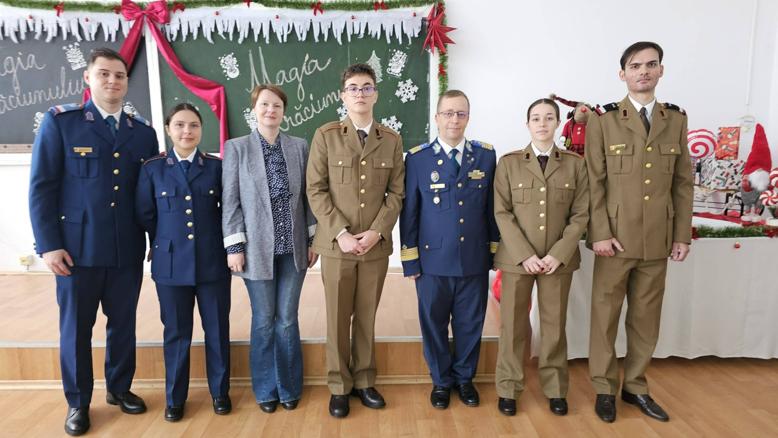 O absolventă de CNVA, viitor inginer militar, şi profesorul ei vorbesc despre cariera în armată