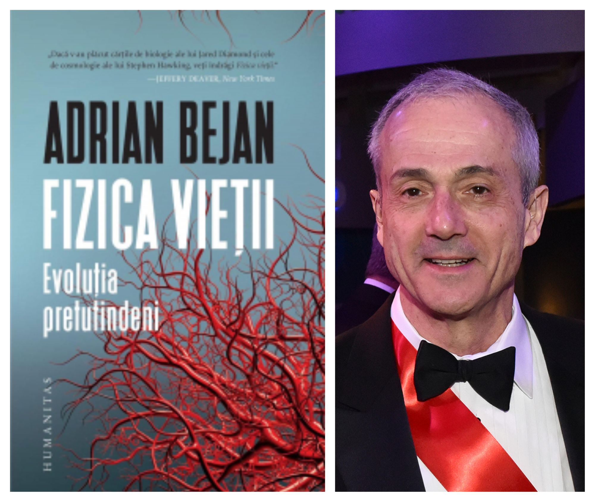 Fizica vieţii, de Adrian Bejan. Carte în limba română a unui gălăţean care a uimit lumea