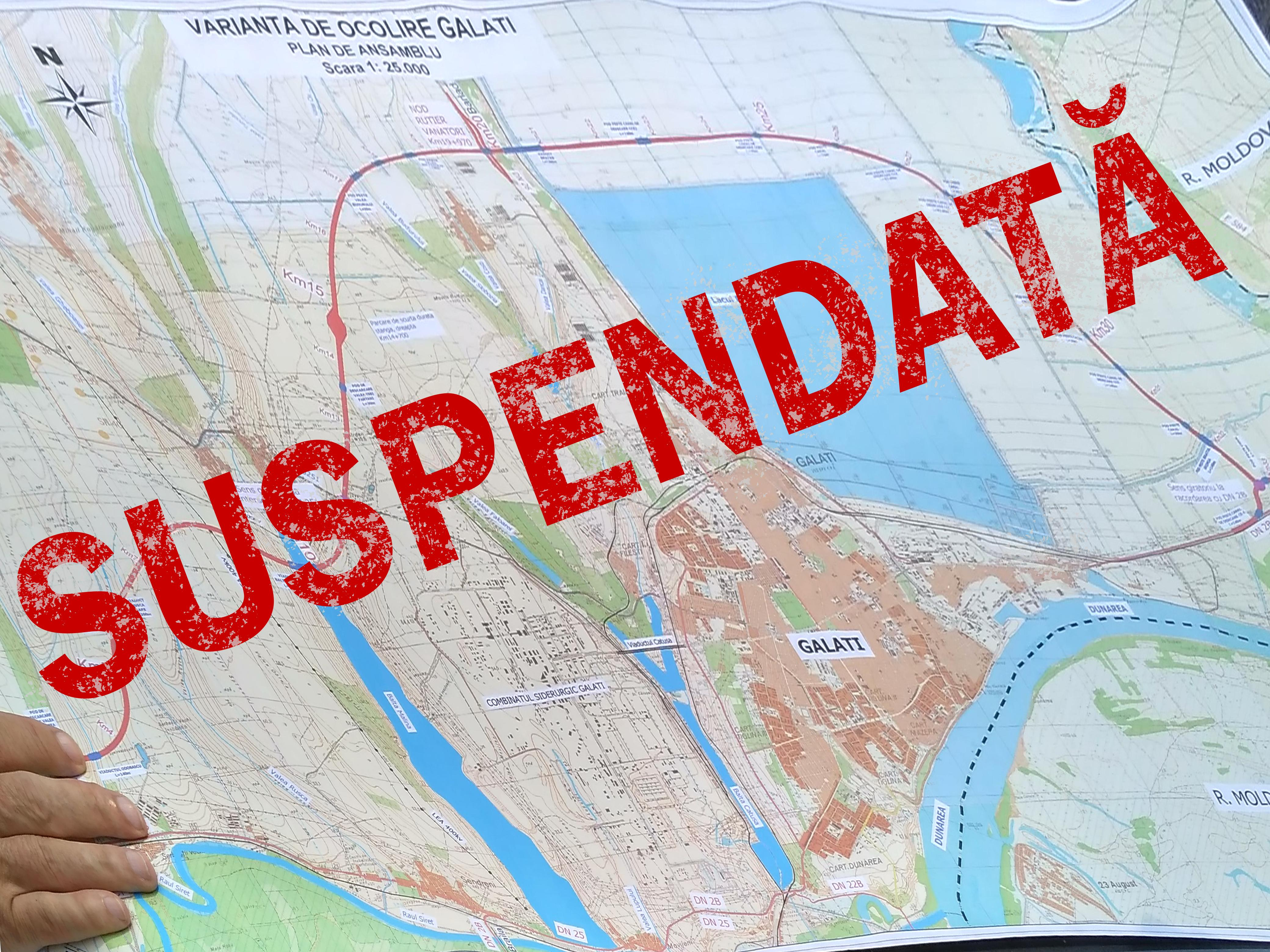 Licitaţia pentru marea centură, iar suspendată