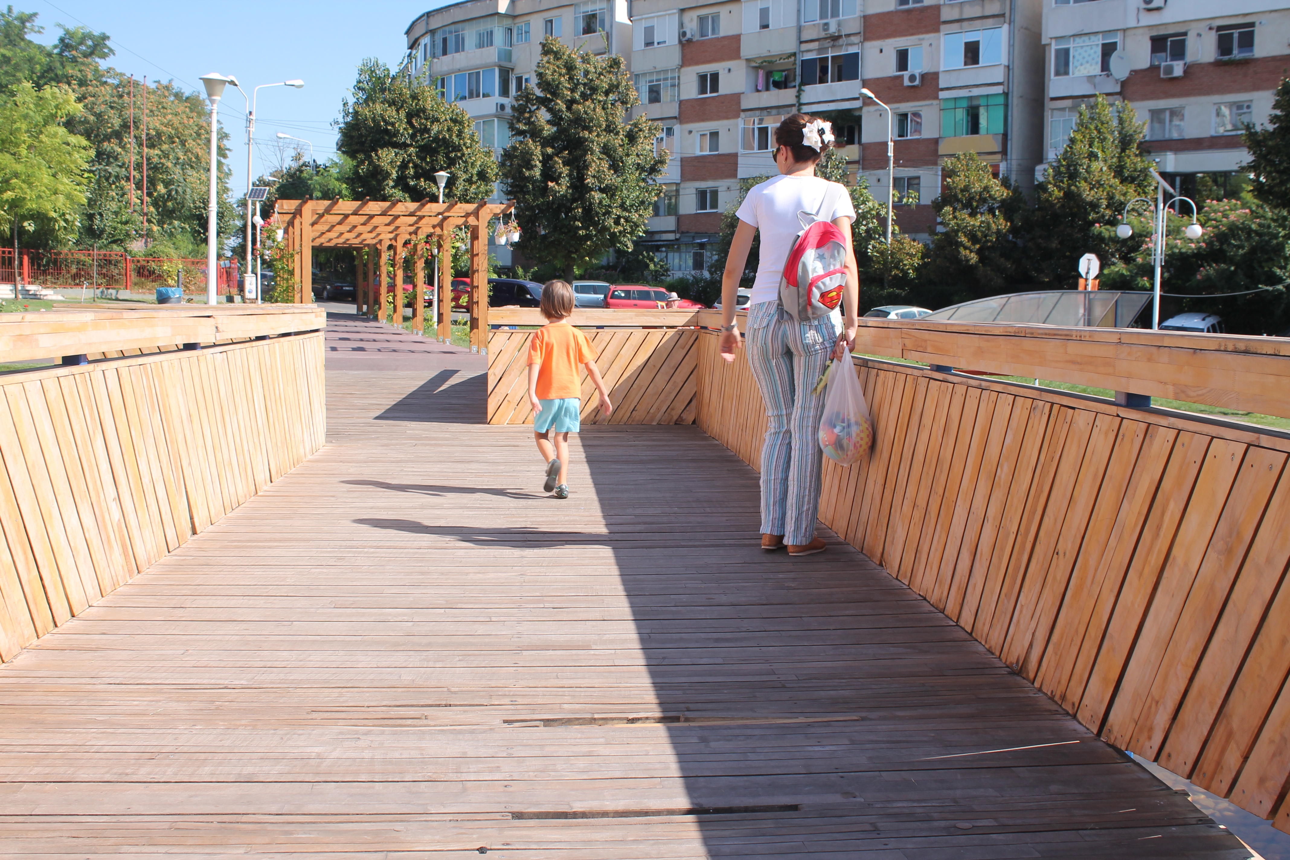 Parcul Viva, încă în GARANŢIE. Podeţul va fi REPARAT de constructor