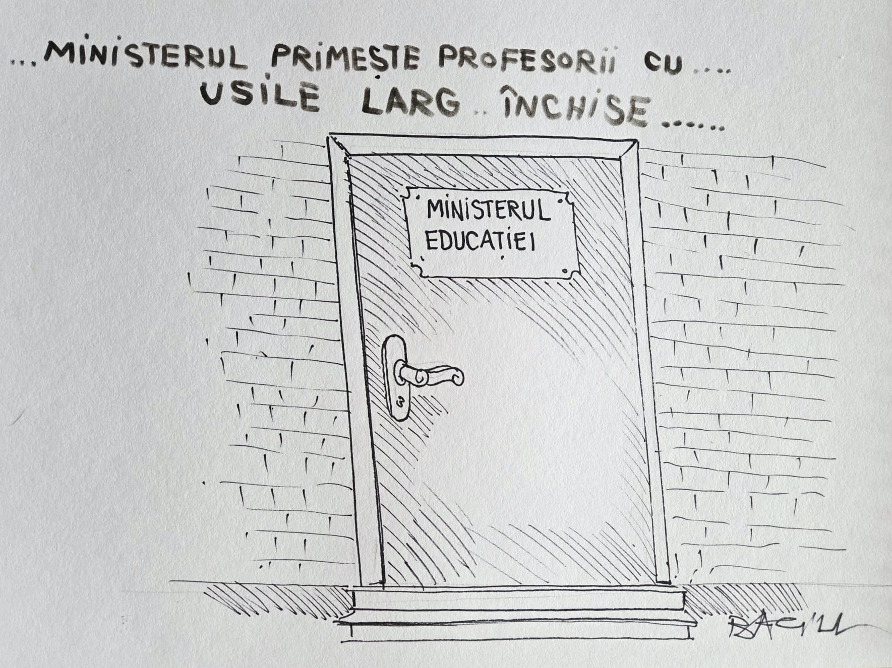Caricatura zilei. Baciu la (n)oi
