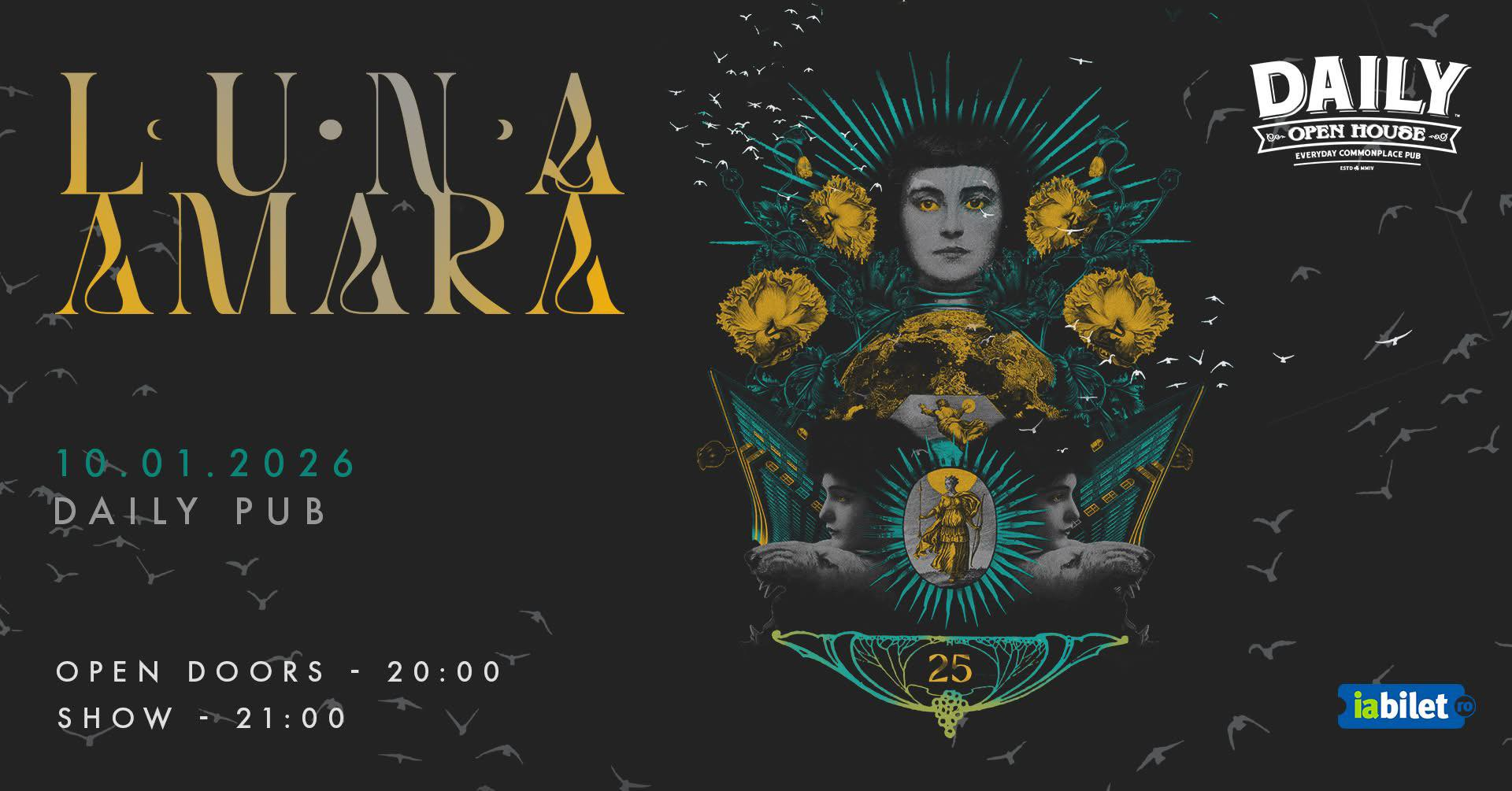 Luna Amară aniversează 25 de ani la Galați