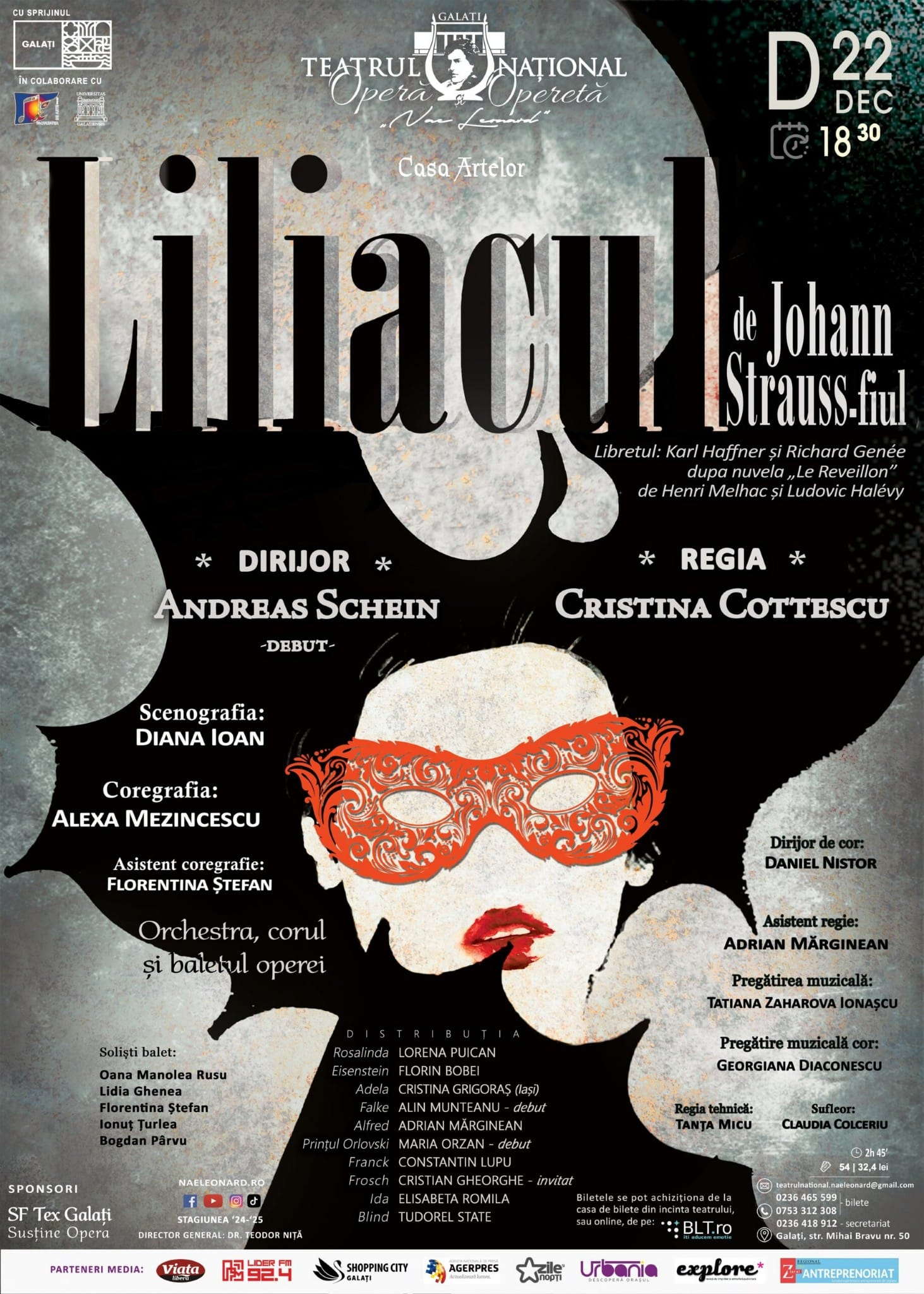 „Liliacul”, o operetă de excepție