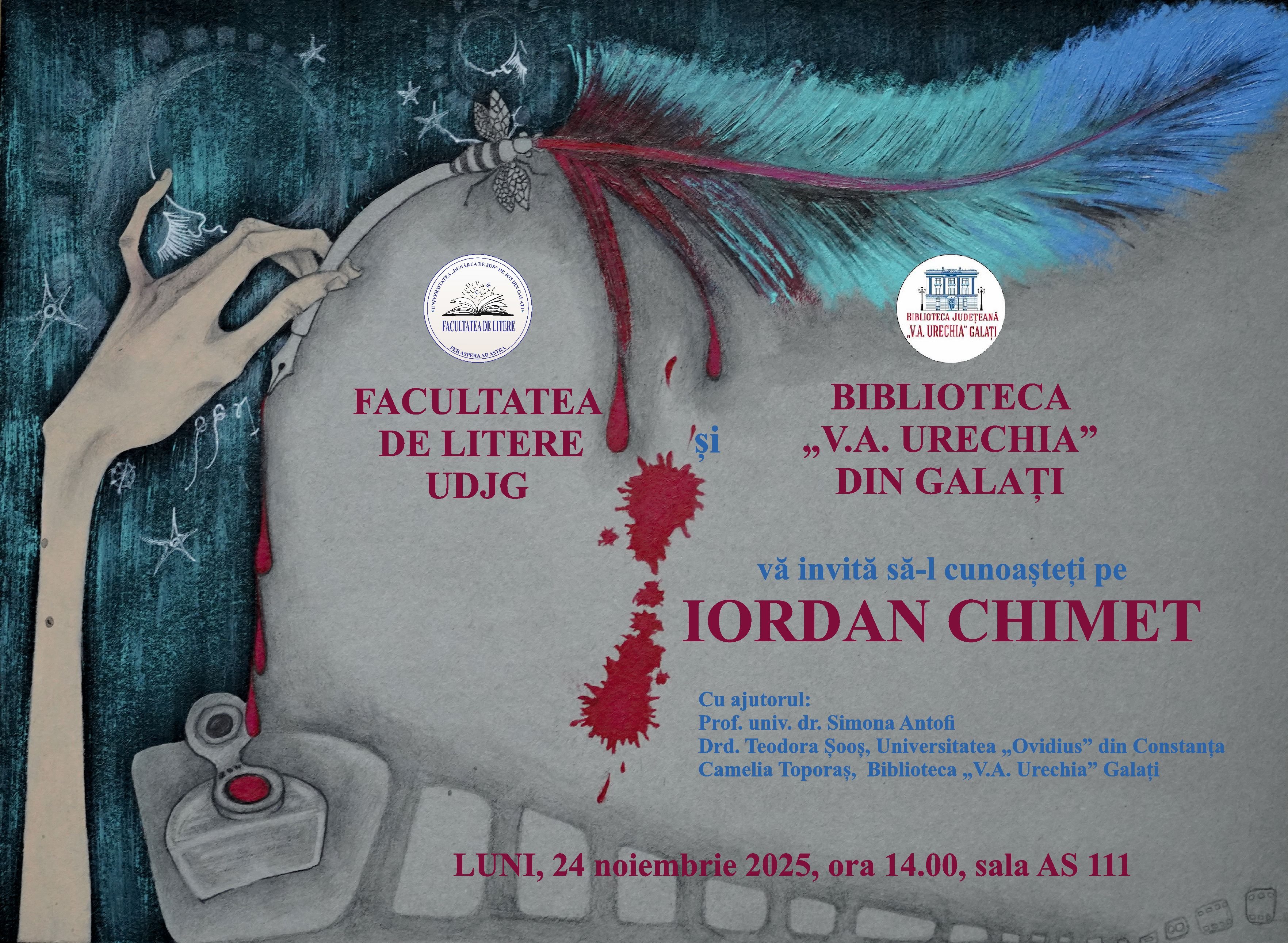 Eveniment dedicat scriitorului gălățean Iordan Chimet