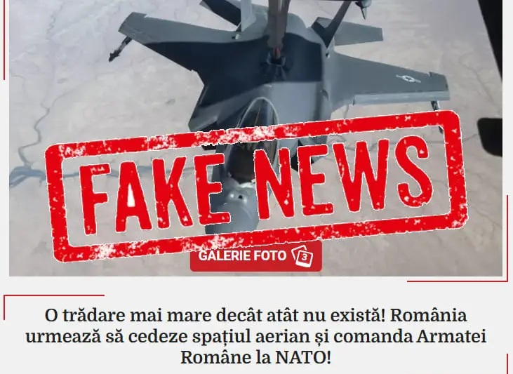 MApN acuză o campanie de dezinformare legată de apărarea spațiului aerian al României