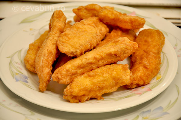 Pește pane la cuptor