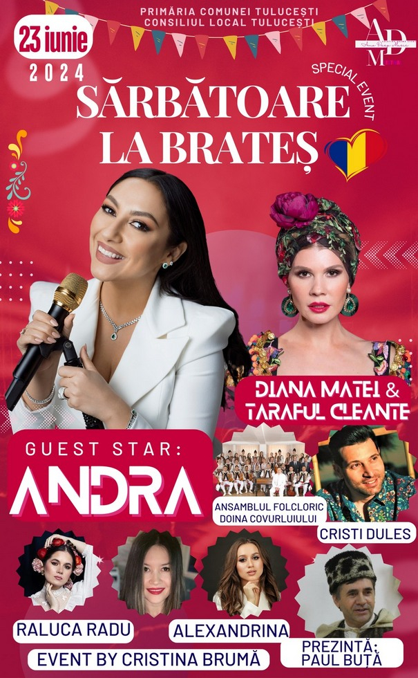 Andra, în concert la Tulucești