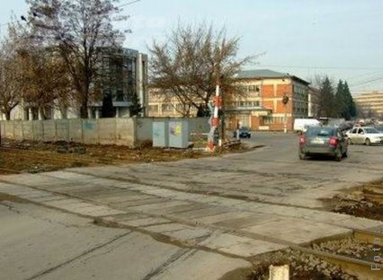 Razie rutieră la trecerile la nivel 