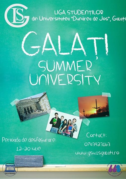 Elevii clasei a XI-a vor putea experimenta viaţa de student, în cadrul proiectului Summer University