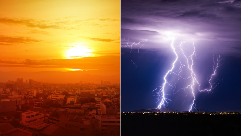 Cod portocaliu de caniculă și cod galben de furtuni. Galațiul, sub dublă avertizare meteo
