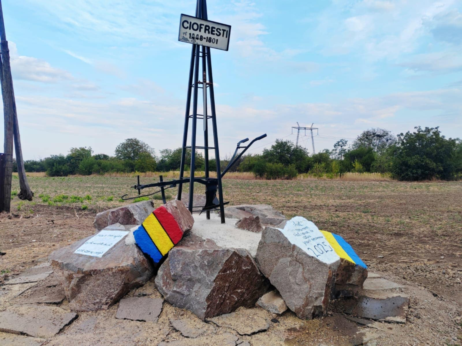 Sfinţirea unui nou monument la Tudor Vladimirescu