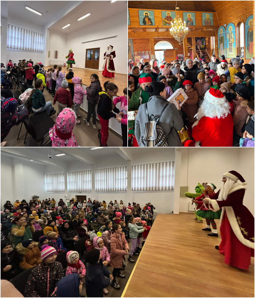 Peste 300 de copii din județul Galați, mai fericiți de sărbători