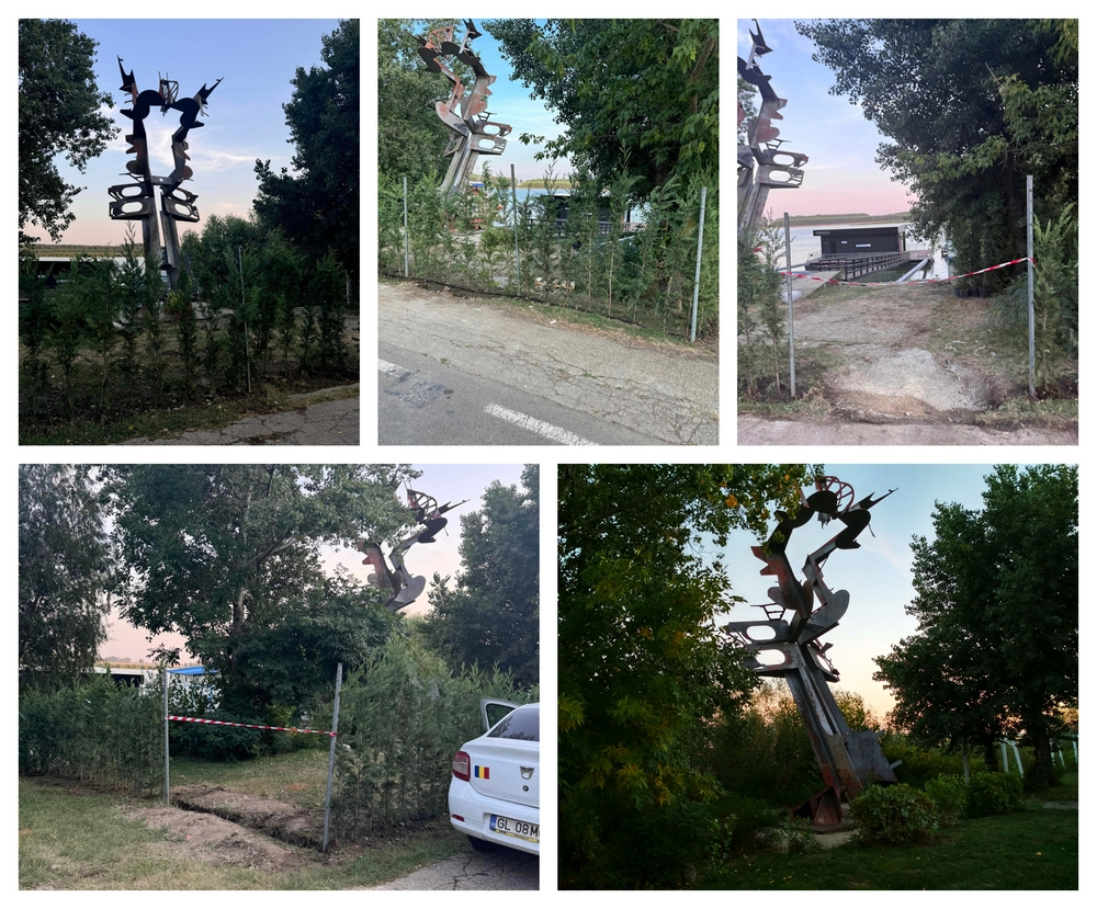 Ce spun autorităţile despre spaţiul îngrădit pe Faleza Dunării
