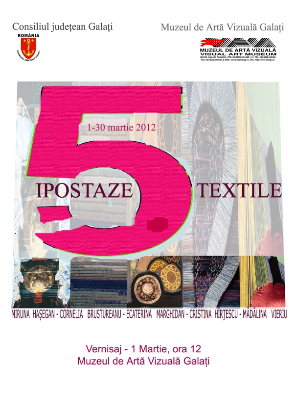 Cinci ipostaze textile la Muzeul de Artă Vizuală