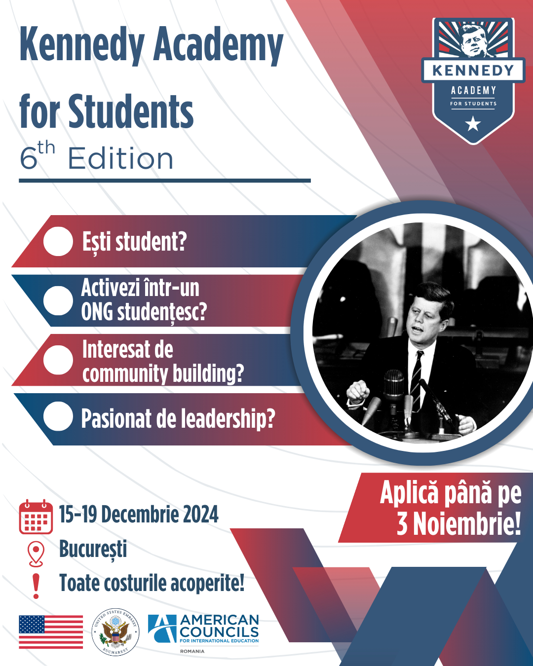 Program de leadership şi implicare civică pentru studenţi