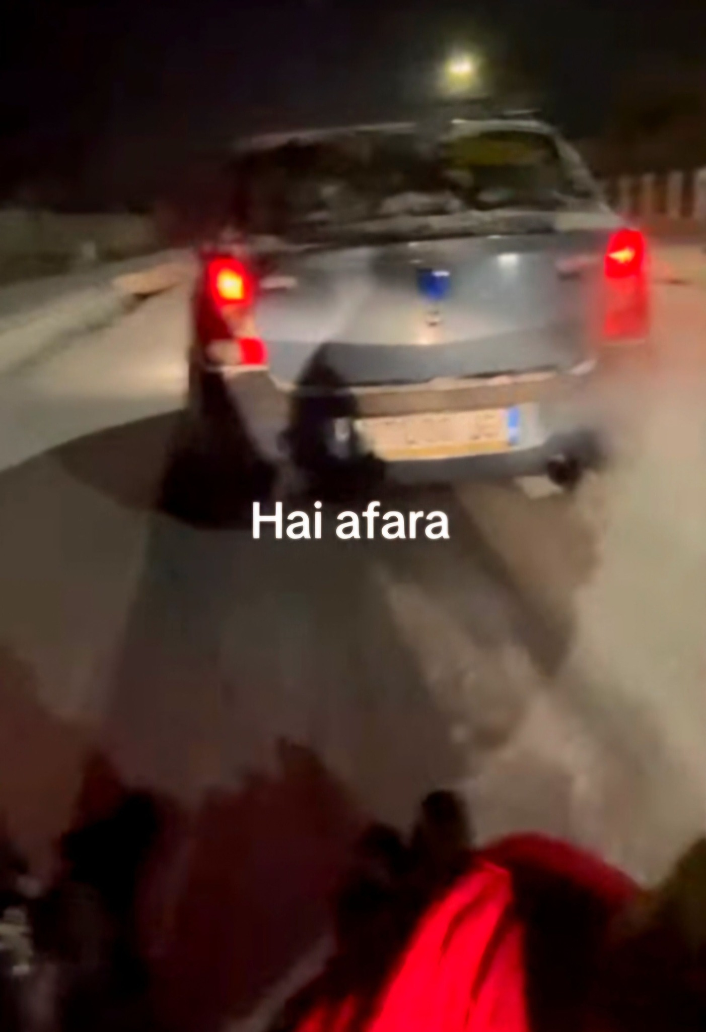 Prima ninsoare, prima amendă pentru săniuș cu... mașina