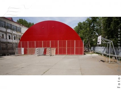 O sală de sport în balon