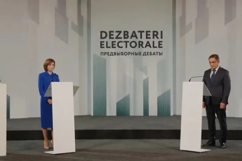 Schimb de replici electorale între Maia Sandu și Alexandr Stoianoglo