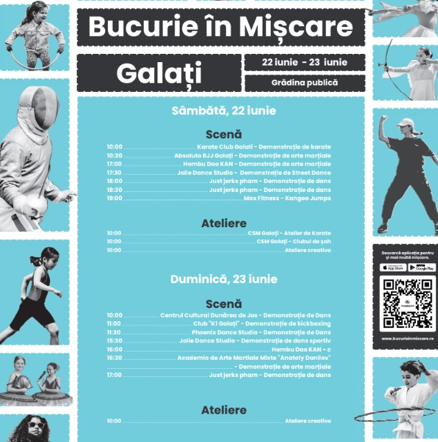 Caravana Pro Rugby ajunge în weekend în Grădina Publică din Galați