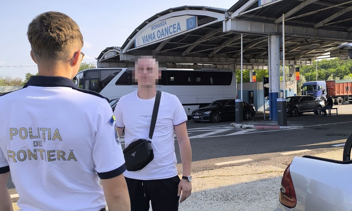 A venit din Ucraina, cu permis de conducere fals