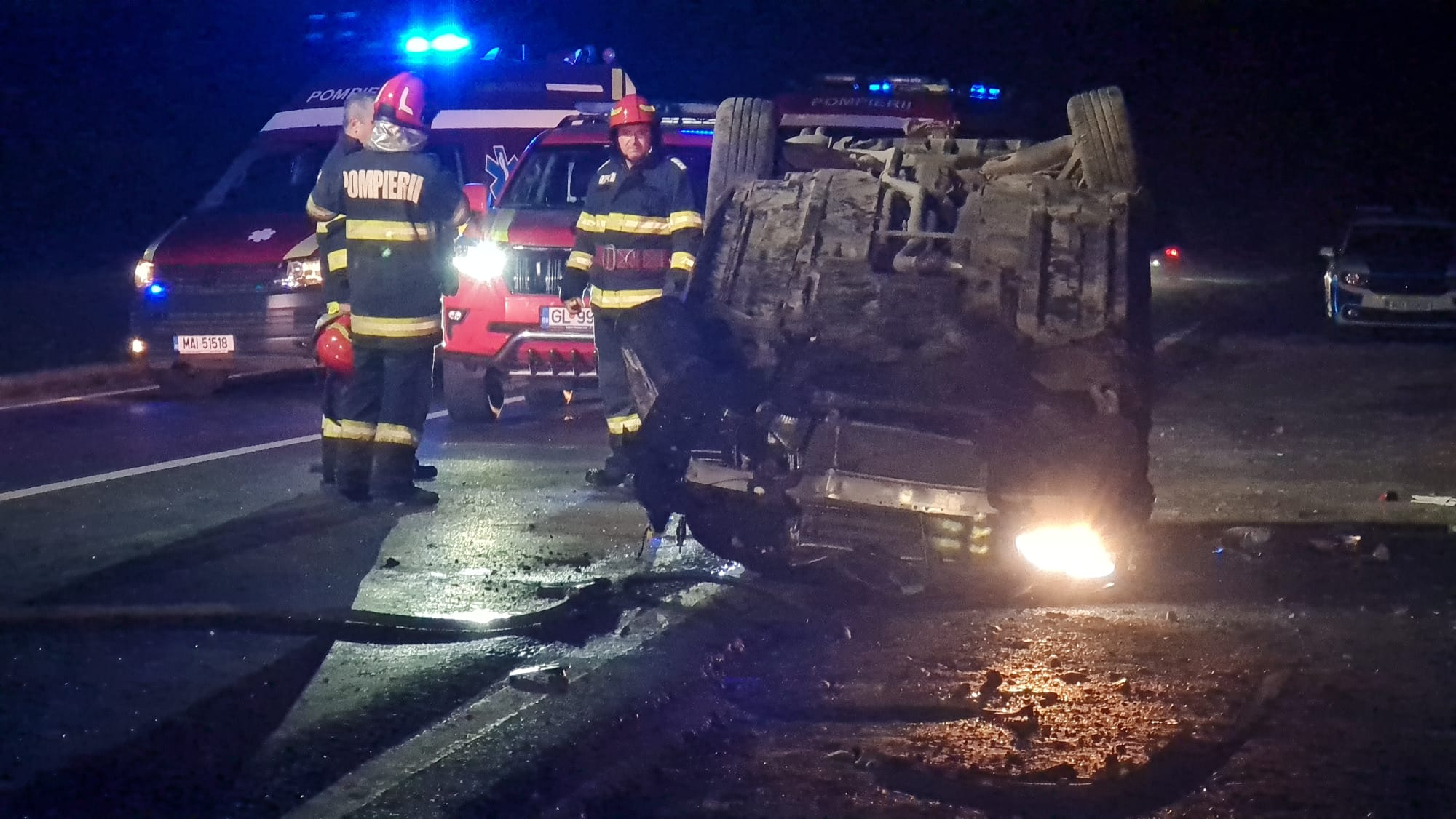 Tragedie pe DN 25. Un bărbat a murit și un altul a fost grav rănit (VIDEO)