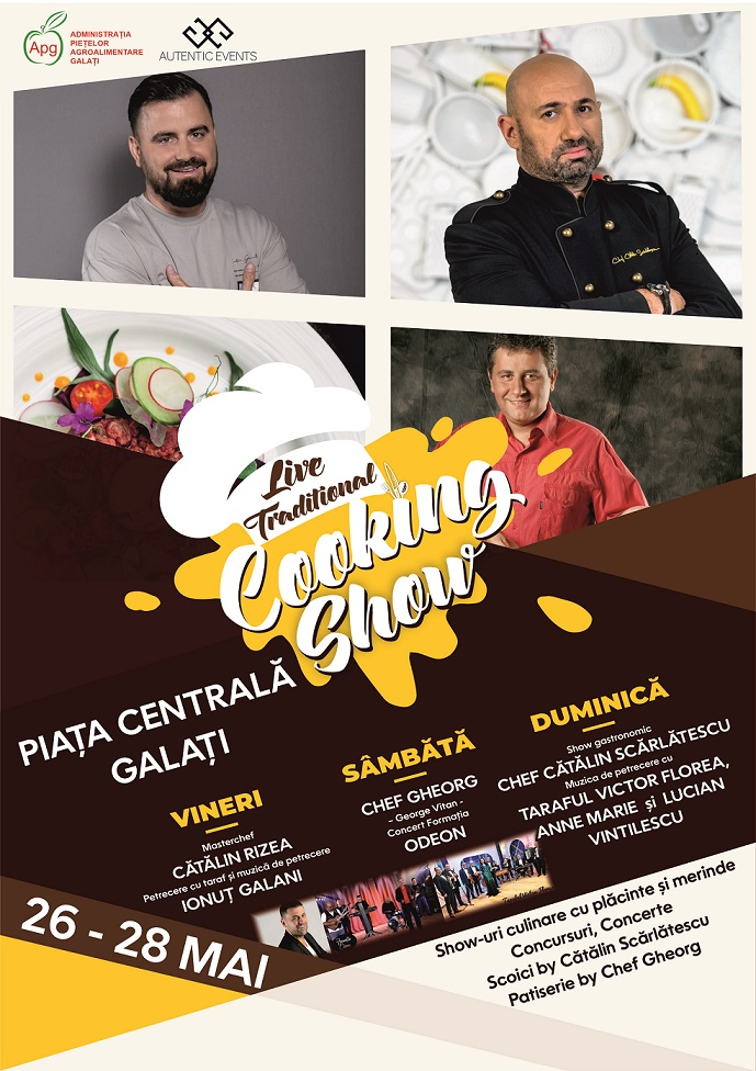 Show culinar în Piața Centrală