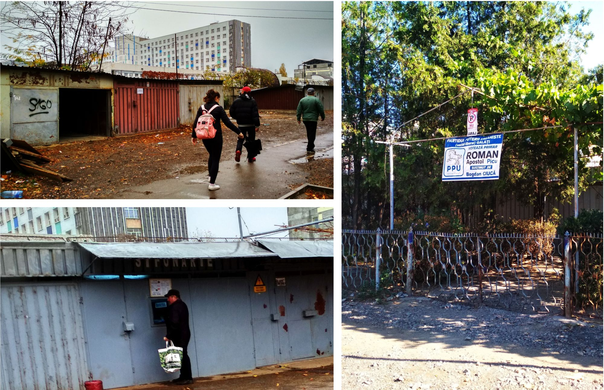 Se demolează garajele de lângă Spitalul Judeţean (FOTO)