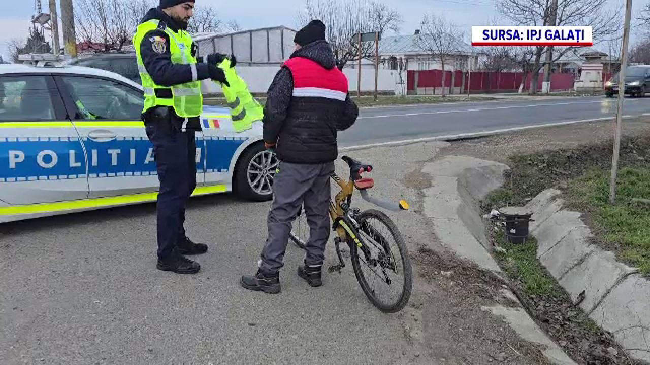 Poliţiştii, în acţiune pentru siguranţa pietonilor şi bicicliştilor