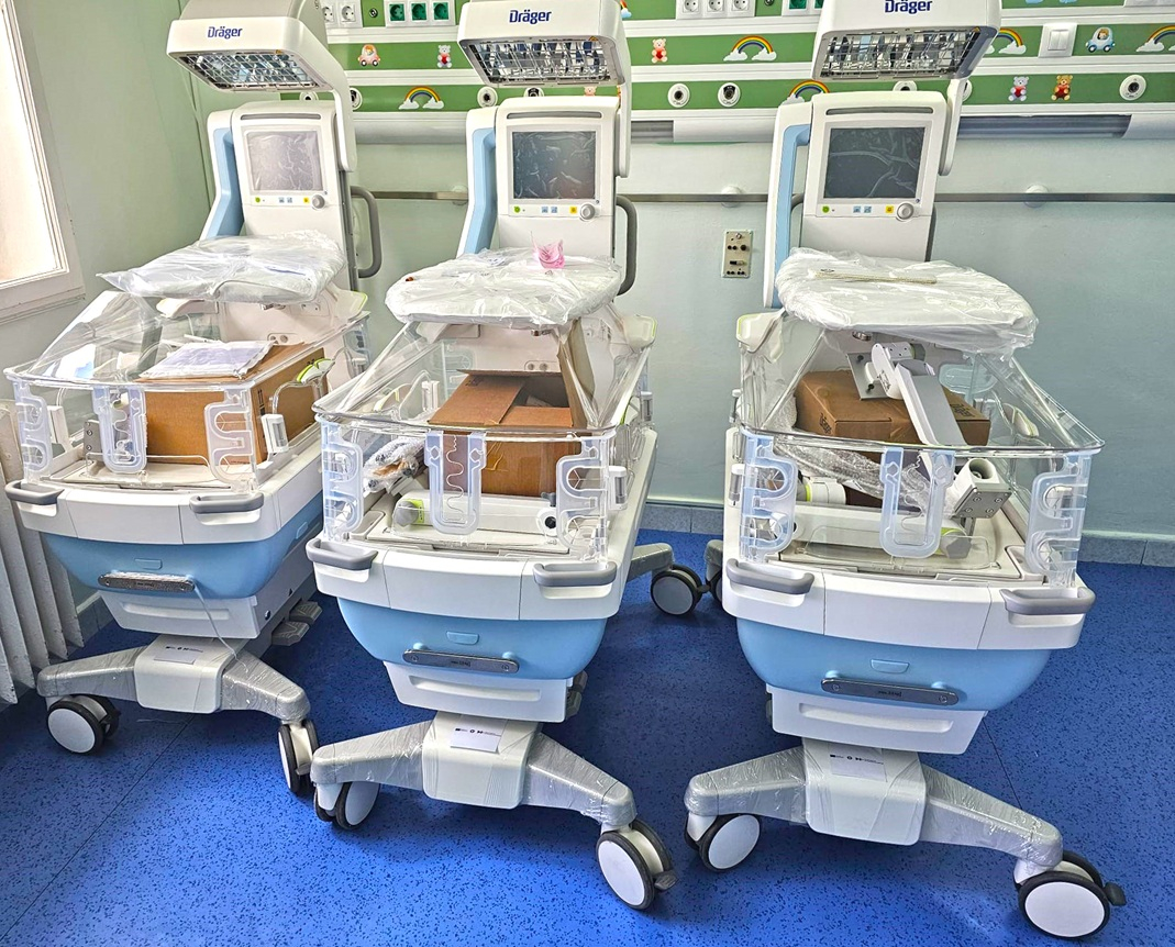 Echipamente moderne la secția de Neonatologie a Spitalului Județean